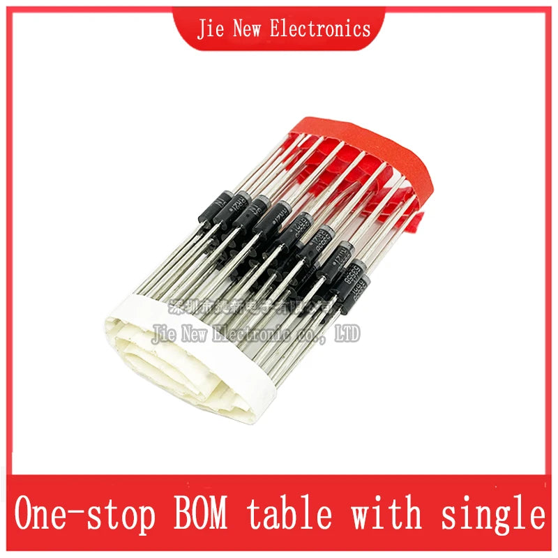 Diodo Zener Potencia 5W 1N53xxB (13V-51V, Case-17) - Pack 20 Unidades (Valores Surtidos)