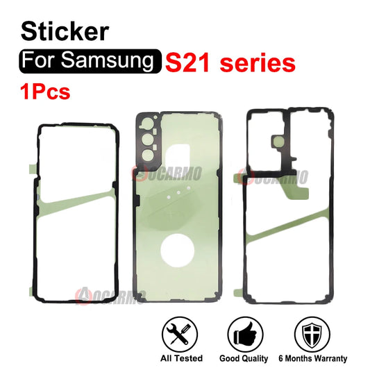 Adhesivo Doble Cara para Pegado Pantalla LCD Frontal y Tapa Batería Trasera Samsung Galaxy S21/S21+/S21FE/S21 Ultra