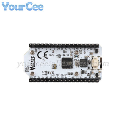 Placa Desarrollo LoRa ESP32 SX1262 WiFi Kit 32 (433-510MHz / 868-915MHz) con Pantalla OLED Azul 0.96" para Arduino