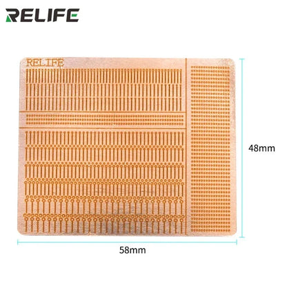 Set Puntos Reparación Soldadura RELIFE RL-007GA (Rápido, Sin Bucle) para Pads Teléfono Diferentes Tamaños