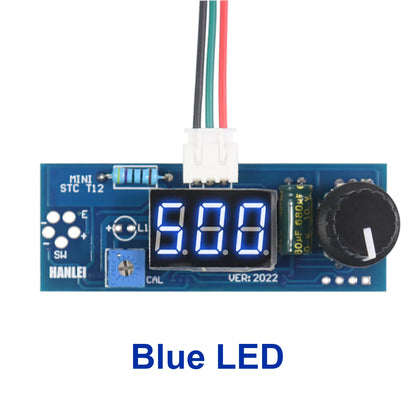 Electric Unit Digital Soldering Iron Station Temperature Controller Kits for HAKKO T12 Handle DIY kits LED vibration switch
