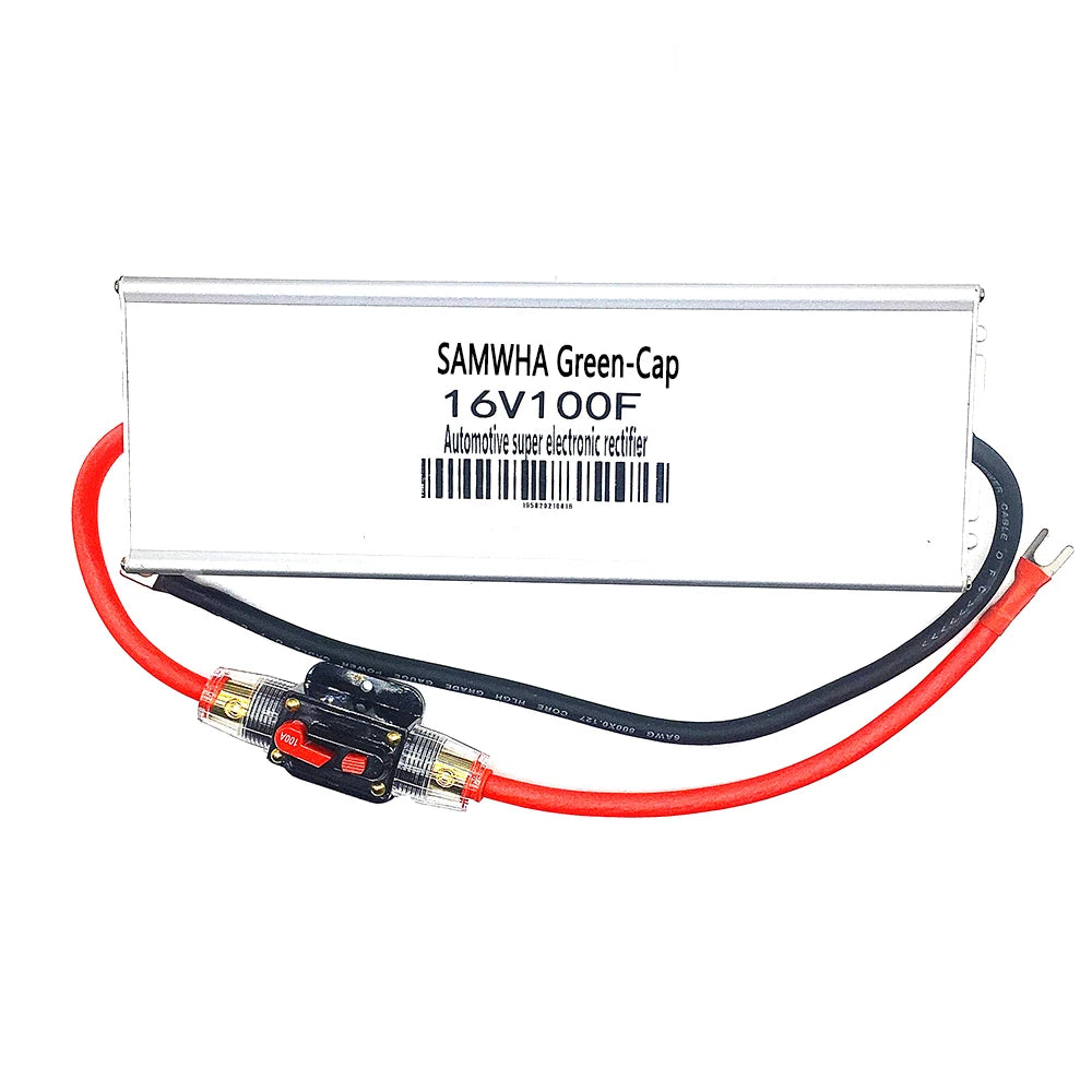 Módulo Rectificador Electrónico Supercapacitor Automotriz 16V 100F (Equivalente a 6x 2.7V 600F)