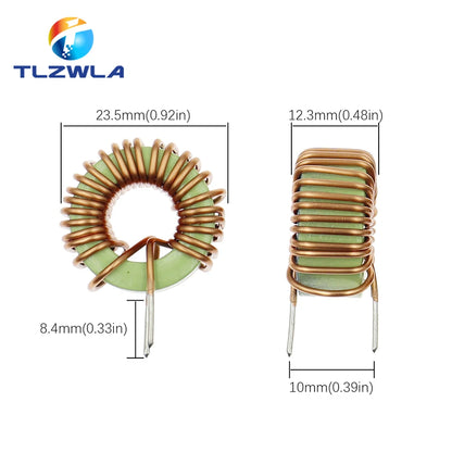 Inductor Núcleo Toroide 8052B 47uH 10A Bobinado Magnético - Lote 1 Pieza