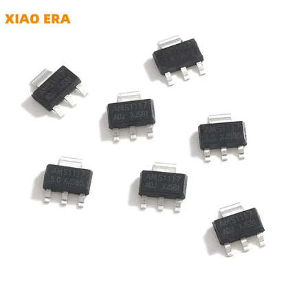 Regulador Voltaje LDO / Transistor SMD SOT-223 - Varios Modelos (BCP56, LM1117, etc.) - Lote 10 Piezas