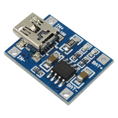 5pcs 5V Micro USB 1A 18650 TP4056 Lithium Battery Charging Board With Protection Charger Module 1A