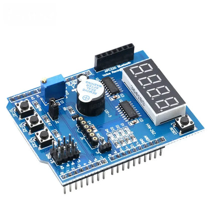 Kit Placa Expansión Todo-en-Uno para Arduino UNO R3/Mega2560 (Control Servo, Shield Bluetooth, Módulos Educacionales)