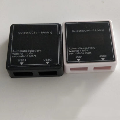 Regulador Voltaje Panel Solar Single/Dual USB 5V 2A/3A Power Controller Reconocimiento Inteligente