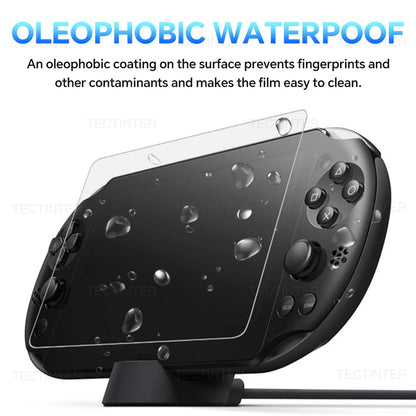 Protector Pantalla para Sony PS Vita (PSV 1000/2000): Cristal Templado Frontal + Film Trasero Transparente HD Completo