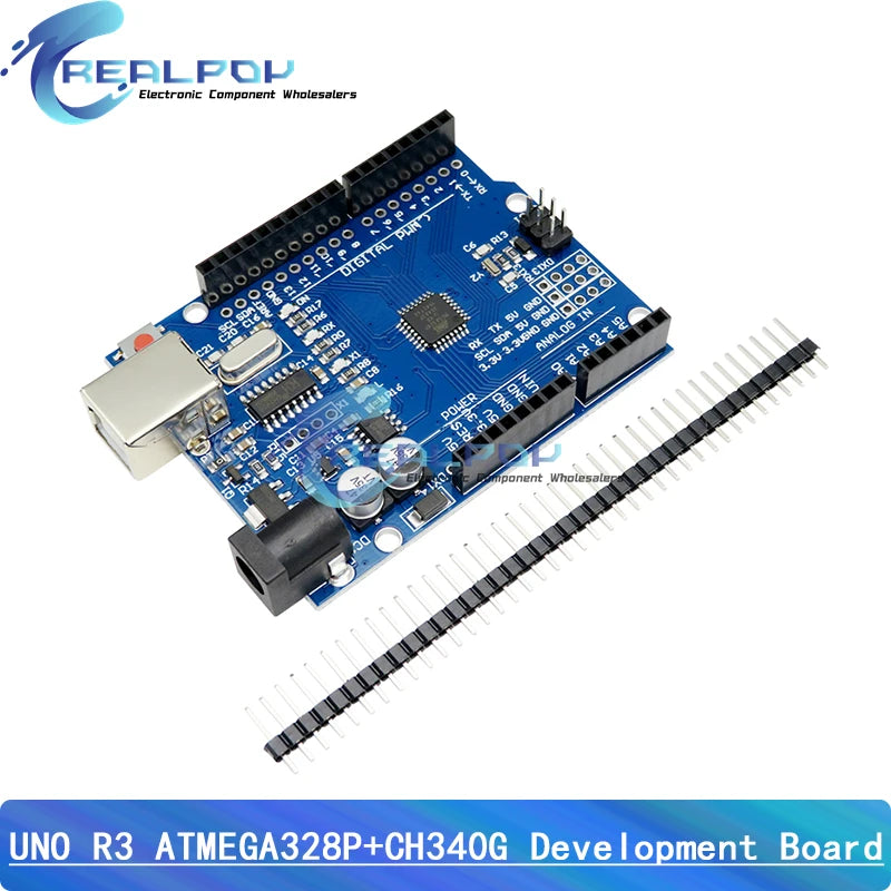 Placa Desarrollo UNO R3 (Oficial ATMEGA16U2 / WiFi R3 ATMEGA328P CH340G) compatible WeMos ESP8266 (con Caja)