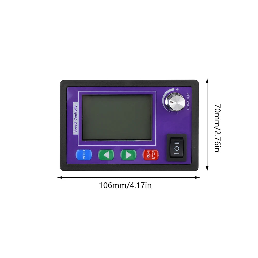 Controlador Velocidad Motor DC (10-55V 30A) PWM con Display LCD y Control Remoto Inalámbrico