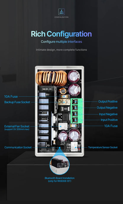 Fuente Alimentación Laboratorio RD-RK6006 / RK6006-BT DC 60V 6A Comunicación Buck Ajustable 4 Dígitos