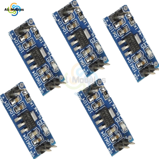 Módulo Convertidor Buck AMS1117 SMD DC-DC 4.75-12V a 1.2V/1.5V/1.8V/2.5V/3.3V/5.0V Step-Down para Arduino
