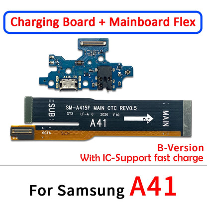 Cable Flex Conector USB Carga / Micrófono / Placa Principal / LCD para Samsung Galaxy A21S/A31/A41/A51/A70/A71