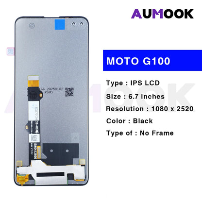 Pantalla LCD con Marco y Digitalizador Táctil para Motorola Moto G10/G20/G50/G60/G100 / G50 5G
