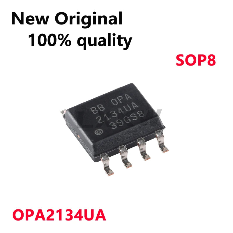 Lote 5/10 Pcs Amplificador Operacional Audio Precisión OPA2134UA (OPA2134U) SOP-8 Original