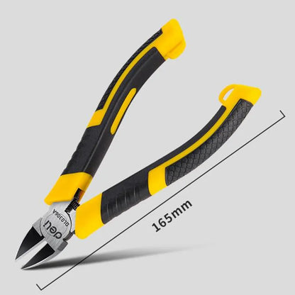 Alicate Corte Diagonal Deli CR-V (5"/6") para Joyería/Cable/Plástico (Mini Pinza Herramienta Eléctrica)