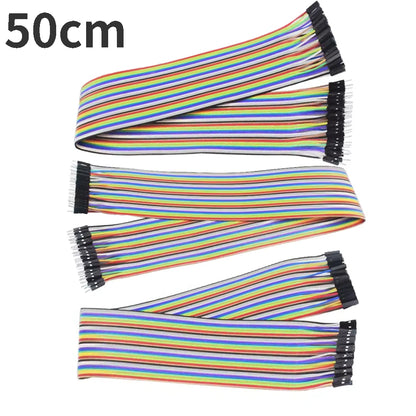Cable Jumper Dupont (40-120 Unidades) Macho-Macho / Hembra-Hembra / Macho-Hembra para Arduino DIY Kit