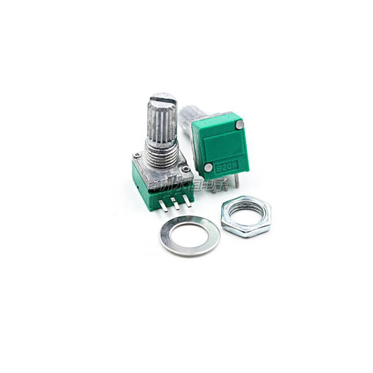 10PCS/LOT  Single Potentiometer  3PIN  RK097N  B1K 5K 10K 20K 50K 100K 250K  Audio/Amplifier