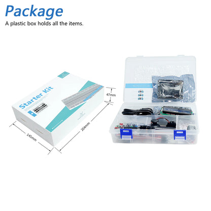 Kit Inicio Freenove Super para Arduino UNO R4 WiFi Mini (V5, ARM Cortex-M4, 172 Items, 60 Proyectos, Tutorial 305 Págs)