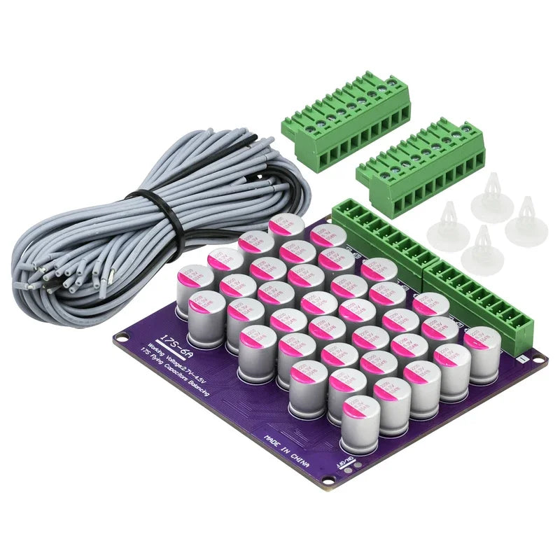 3S 4S 5S 6s 17s 6A high current Li-ion lithium battery 18650 Charger Protection Board active alignment module