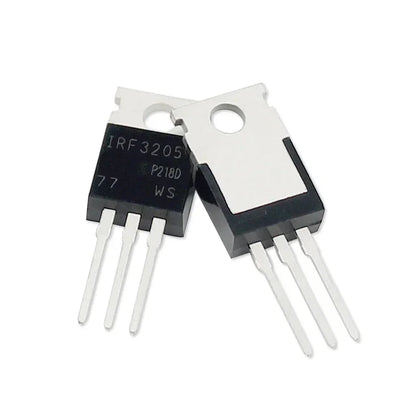 MOSFET Canal-N IRF3205 TO-220 55V 110A - Lote 5/10 Piezas