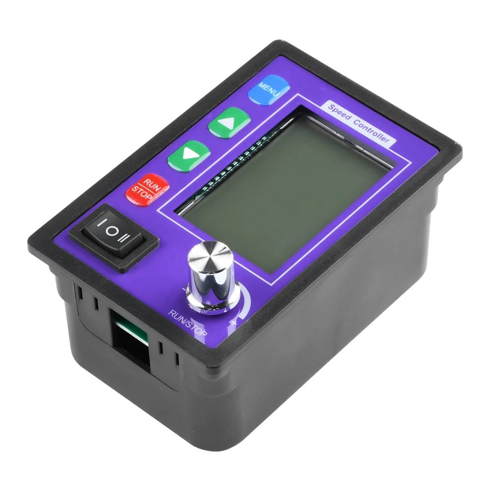 Controlador Velocidad Motor DC (10-55V 30A) PWM con Display LCD y Control Remoto Inalámbrico