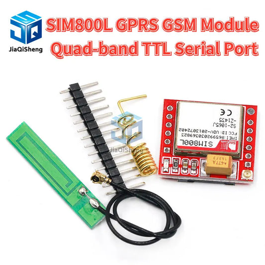 Módulo GSM/GPRS SIM800L (MicroSIM, Quad-Band, Puerto Serial TTL) Placa Core Pequeña