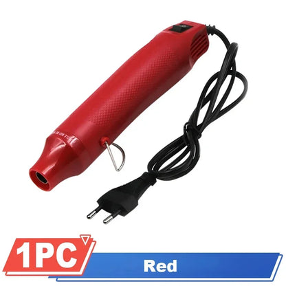 Mini Pistola Aire Caliente Eléctrica para Soldadura/Termoretráctil/Wrap Coche/Manualidades DIY (220V)