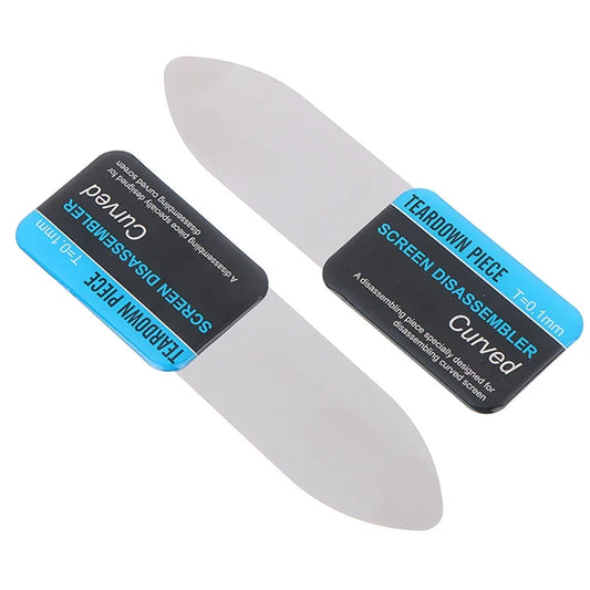 Herramienta Metálica Spudger Palanca Apertura Pantalla LCD Curva Teléfono Móvil (Ultra Delgada Flexible Desmontaje) (1 Unidad)