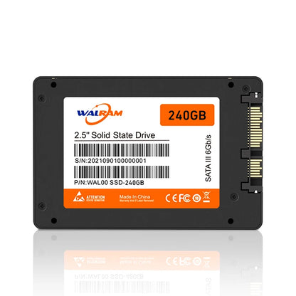 Disco Estado Sólido (SSD) Walram SATA3 240GB para Laptop/Desktop