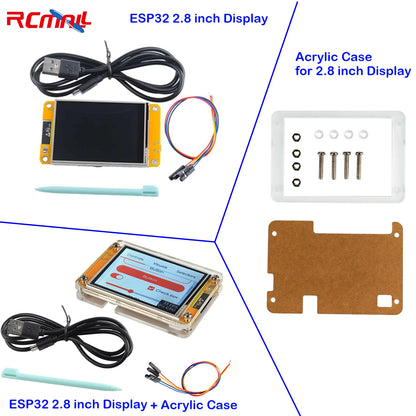 Módulo Pantalla Inteligente RCmall ESP32-2432S028R (LCD TFT 2.8", 240x320, Driver ILI9341)
