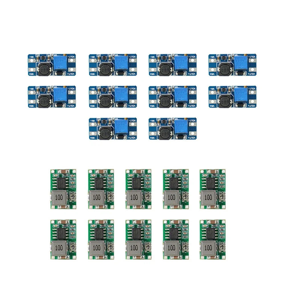 Lote 10 Pcs Mini Convertidor Buck DC-DC MINI360 + Módulo Boost MT3608 DC-DC Ajustable