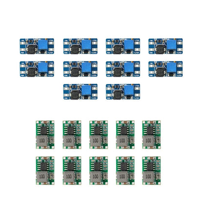 Lote 10 Pcs Mini Convertidor Buck DC-DC MINI360 + Módulo Boost MT3608 DC-DC Ajustable