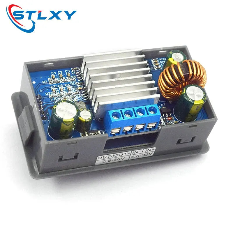 Módulo Convertidor Buck-Boost CC/CV DC 0.5-30V 4A Fuente Laboratorio Regulada Ajustable