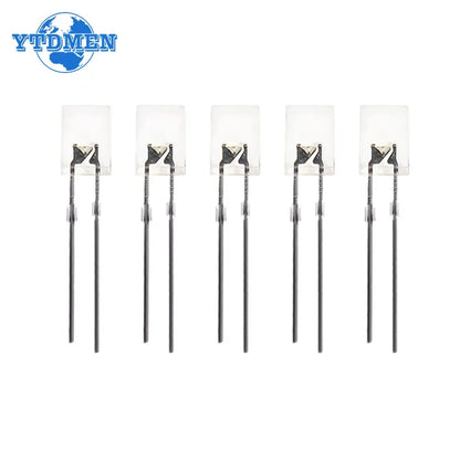 Diodo LED Transparente 2x5x7mm Kit Colores (Rojo/Amarillo/Azul/Verde) (100 Unidades)