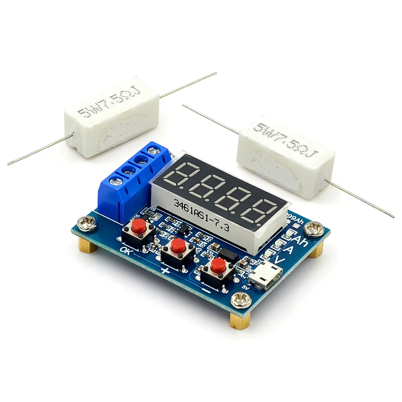 Probador Capacidad Batería Litio Li-ion ZB2L3 (1.2V-12V, 18650) + Medidor Resistencia Batería Plomo-Ácido (Descarga)