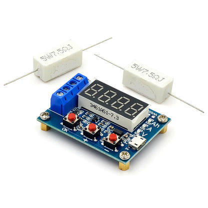 Probador Capacidad Batería Litio Li-ion ZB2L3 (1.2V-12V, 18650) + Medidor Resistencia Batería Plomo-Ácido (Descarga)