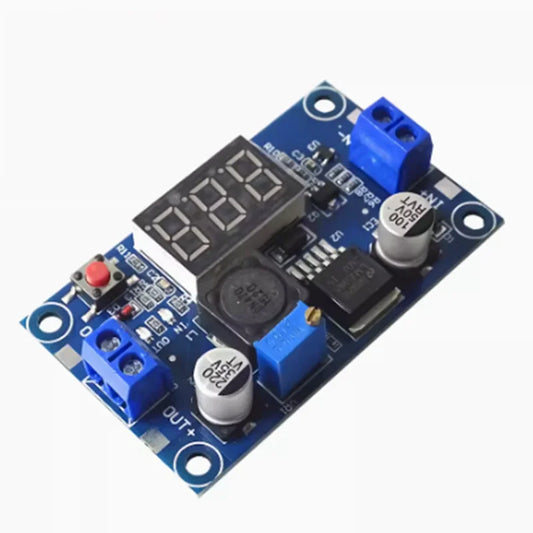Regulador Voltaje Step-Down LM2596 DC-DC con Voltímetro LED Display