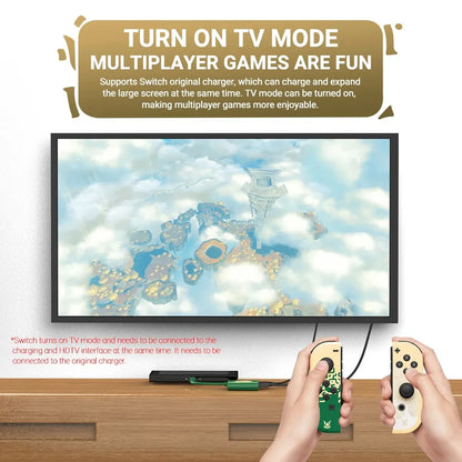 Docking Station PD100W para Nintendo Switch/OLED/Steam Deck/Teléfono/iPad/Laptop (Modo TV, USB-C a HDTV 4K)