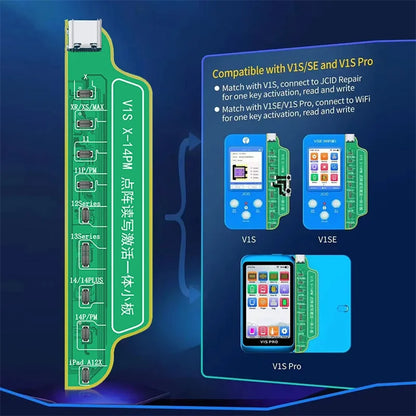 JCID JC V1SE Dot Matrix Tag On Flex For iPhone X XR XS MAX 11 12 Pro Max Mini Face ID Non-removal Repair Read Write Data Board