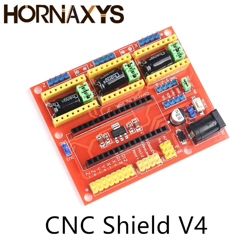 Placa Expansión CNC Shield V4/V3 para Máquina Grabado/Impresora 3D (Driver A4988) Arduino DIY Kit