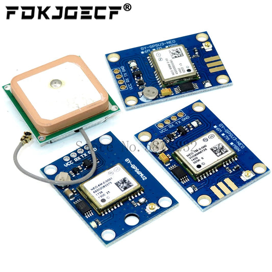 Módulo GPS NEO-6M / NEO-7M / NEO-8M (Micro USB, Posicionamiento Satelital) para Arduino/STM32/C51