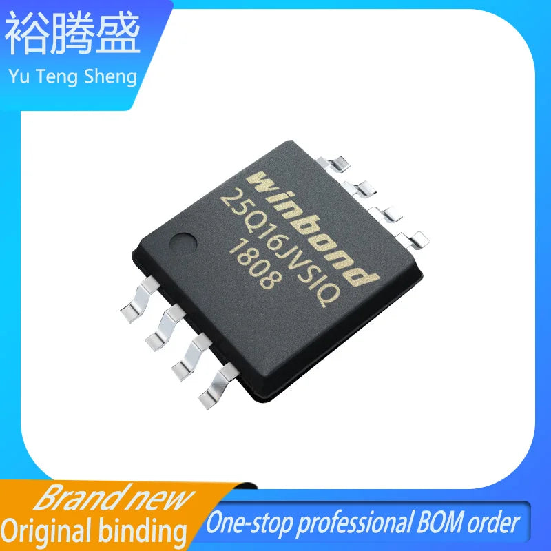 Chip Memoria Flash Serial W25Q16JVSSIQ 16Mbit Dual/Quad SPI SOIC-8 Original