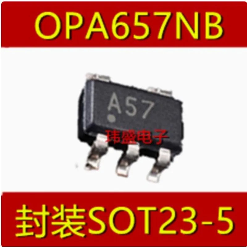 Lote 5 Pcs Amplificador Operacional OPA657N / OPA657NB SOT23-5