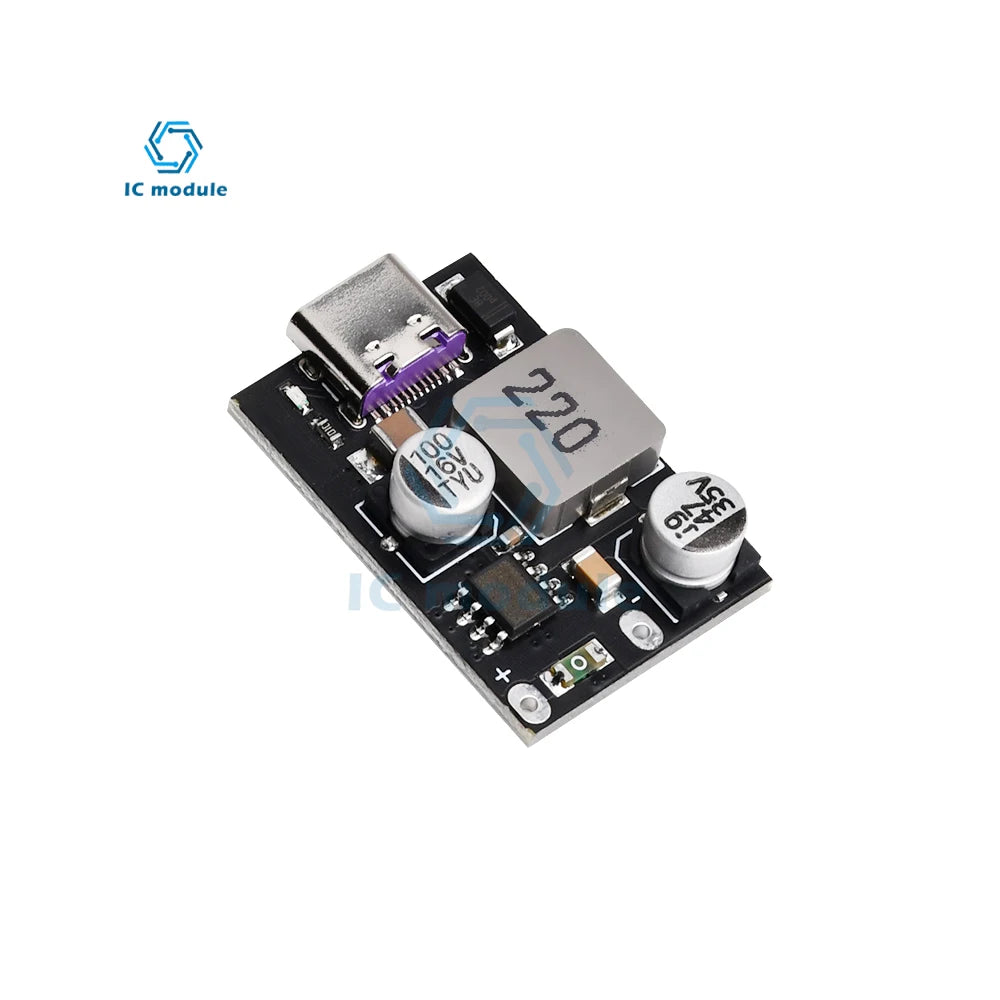 Módulo Carga Rápida CKCS 30W USB-C Soporta PD3.0/PPS/QC3.0