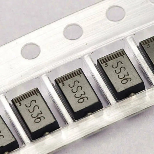 Diodo Schottky SMD SMA SS36 (SR360) 3A 60V DO-214AC - Lote 50 Piezas