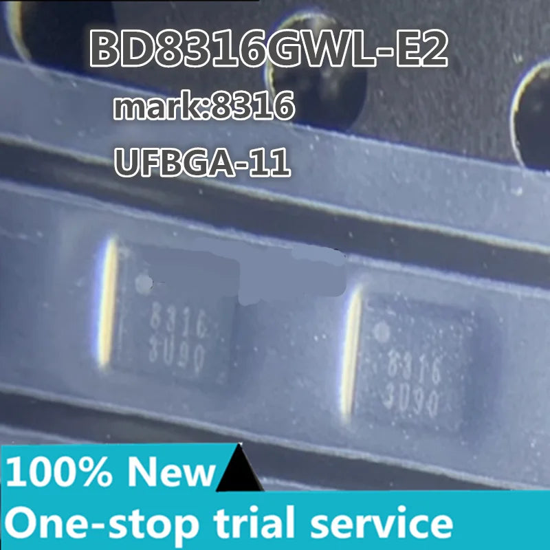 Lote 2-100 Pcs IC Driver Display LCD BD8316GWL-E2 (8316) para Nintendo Switch / Lite UFBGA-11 Repuesto