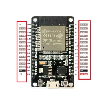 Placa Desarrollo NodeMCU ESP32 WiFi + Bluetooth 4.2 BLE con Cable USB compatible Arduino para Proyectos IoT