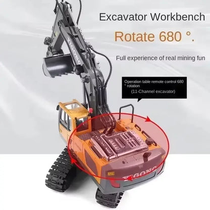 Auto Excavadora Todoterreno RC 4x4 a Batería (Drift, Acrobacias) Juguete Crawler Control Remoto para Niños Regalo