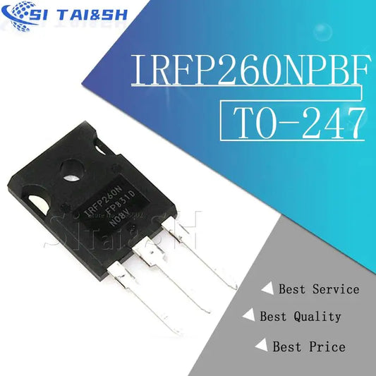 MOSFET Canal-N IRFP260N TO-247/TO-3P 200V 50A - Lote 5 Piezas
